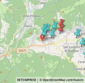 Mappa Via G. B. Moroni, 24023 Clusone BG, Italia (2.06727)