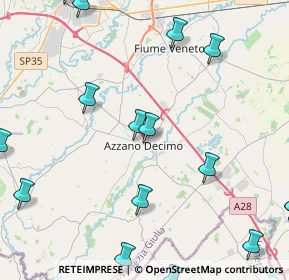 Mappa Viale Giuseppe Verdi, 33082 Azzano decimo PN, Italia (6.5875)