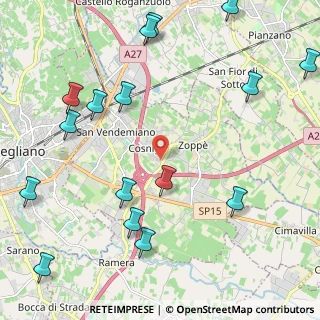 Mappa Via Madonna della Salute, 31020 San Vendemiano TV, Italia (2.81063)