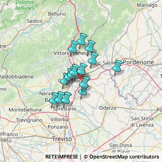 Mappa Via Madonna della Salute, 31020 San Vendemiano TV, Italia (9.21933)