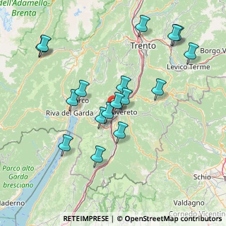 Mappa 38060 Isera TN, Italia (15.42353)