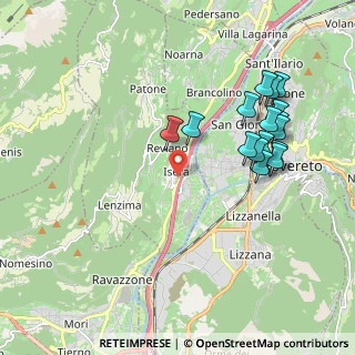 Mappa 38060 Isera TN, Italia (2.03875)