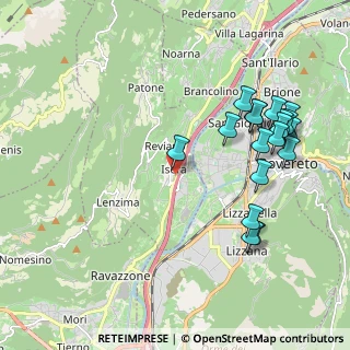 Mappa 38060 Isera TN, Italia (2.22222)