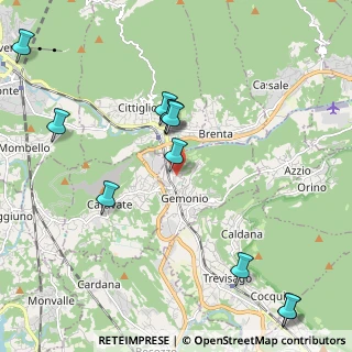 Mappa Via Edoardo Curti, 21036 Gemonio VA, Italia (2.39545)