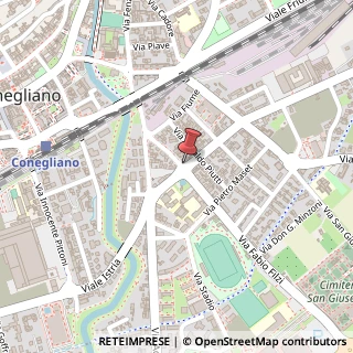 Mappa Viale Istria, 51, 31015 Conegliano, Treviso (Veneto)