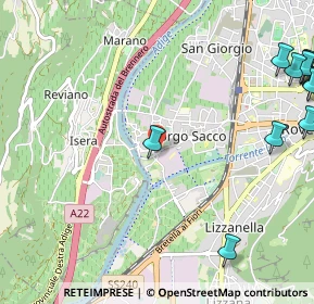 Mappa Via Della Moia, 38068 Rovereto TN, Italia (1.65727)