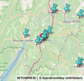 Mappa Via Della Moia, 38068 Rovereto TN, Italia (15.09077)