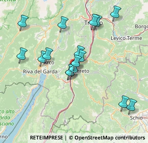 Mappa Piazza della Manifattura, 38086 Rovereto TN, Italia (14.45438)