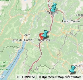 Mappa Via Della Moia, 38068 Rovereto TN, Italia (27.34182)