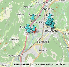 Mappa Piazza della Manifattura, 38086 Rovereto TN, Italia (1.49417)