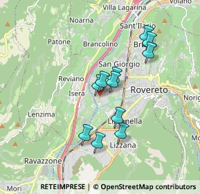 Mappa Piazza della Manifattura, 38086 Rovereto TN, Italia (1.44545)