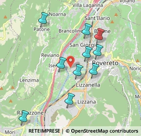 Mappa Piazza della Manifattura, 38086 Rovereto TN, Italia (1.97818)