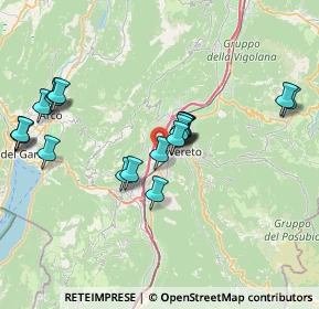 Mappa Via Della Moia, 38068 Rovereto TN, Italia (7.497)
