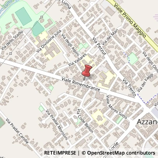Mappa Via Don Milani, 5, 33082 Azzano Decimo, Pordenone (Friuli-Venezia Giulia)