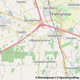 Mappa Bagnaria Arsa