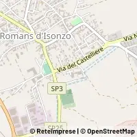 지도 Romans d'Isonzo