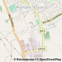 Karte Romans d'Isonzo