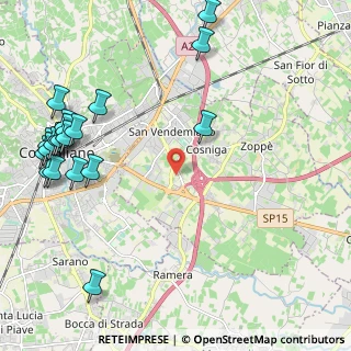 Mappa Via Maniach, 31020 San Vendemiano TV, Italia (2.8785)