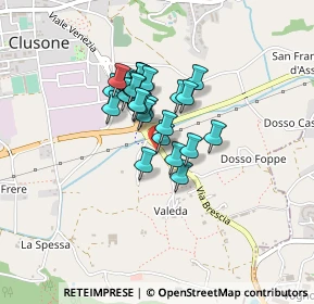 Mappa Via Brescia, 24023 Clusone BG, Italia (0.28276)