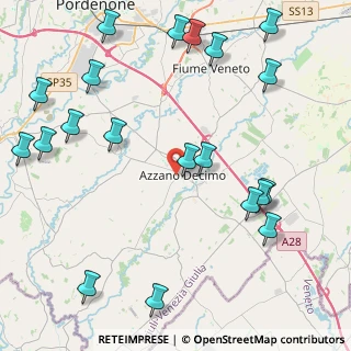 Mappa Via C. Cattaneo, 33082 Azzano Decimo PN, Italia (5.472)