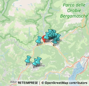 Mappa Via Giovanni Trussardi Volpi, 24023 Clusone BG, Italia (4.01231)