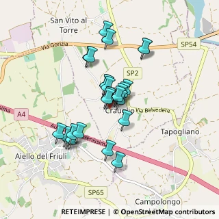 Mappa Via Venezia, 33041 Aiello del Friuli UD, Italia (0.68462)