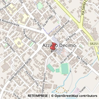 Mappa Piazza Libertà, 24, 33082 Azzano Decimo, Pordenone (Friuli-Venezia Giulia)