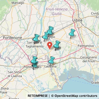 Mappa Via Bassate, 33030 Varmo UD, Italia (11.07667)