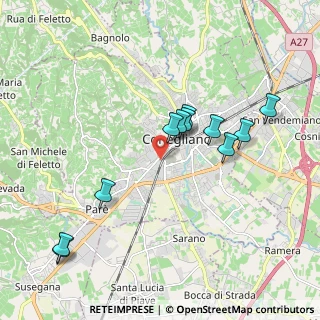 Mappa Viale L. Spellanzon, 31015 Conegliano TV, Italia (1.86818)
