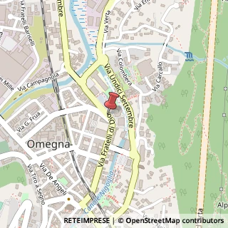 Mappa Via Fratelli di Dio, 100, 28887 Omegna, Verbano-Cusio-Ossola (Piemonte)
