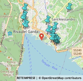 Mappa Via Cristoph Hartung Von Hartungen, 38066 Riva del Garda TN, Italia (0.84)