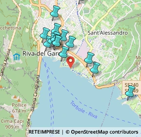 Mappa Via Cristoph Hartung Von Hartungen, 38066 Riva del Garda TN, Italia (0.9375)