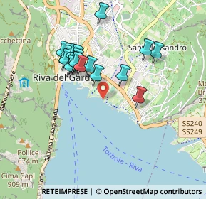 Mappa Via Cristoph Hartung Von Hartungen, 38066 Riva del Garda TN, Italia (0.81158)