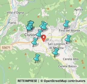 Mappa Via Foppe, 24023 Clusone BG, Italia (1.50417)