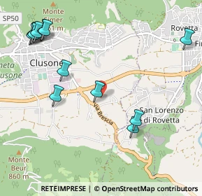 Mappa Via Foppe, 24023 Clusone BG, Italia (1.27917)