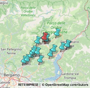 Mappa Via Foppe, 24023 Clusone BG, Italia (10.40667)