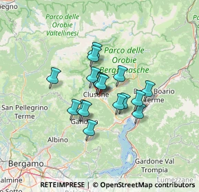 Mappa Via Foppe, 24023 Clusone BG, Italia (8.83)