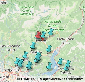 Mappa Via Foppe, 24023 Clusone BG, Italia (17.3545)