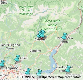 Mappa Via Foppe, 24023 Clusone BG, Italia (22.22727)