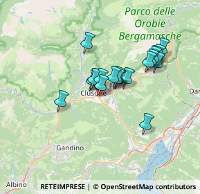 Mappa Via Foppe, 24023 Clusone BG, Italia (5.3105)