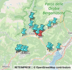 Mappa Via Foppe, 24023 Clusone BG, Italia (6.3505)