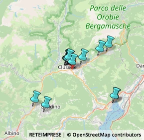 Mappa Via Foppe, 24023 Clusone BG, Italia (4.92267)