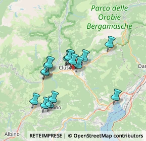 Mappa Via Foppe, 24023 Clusone BG, Italia (5.91688)