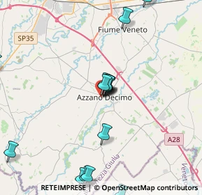 Mappa Via Carlo Cattaneo, 33082 Azzano Decimo PN, Italia (5.4265)