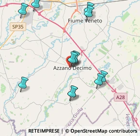 Mappa Via Carlo Cattaneo, 33082 Azzano Decimo PN, Italia (3.97917)