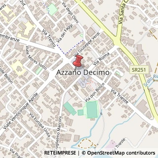 Mappa Piazza Libertà, 46, 33082 Azzano Decimo, Pordenone (Friuli-Venezia Giulia)