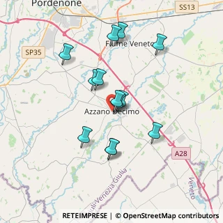 Mappa Piazza Libertà, 33082 Azzano Decimo PN, Italia (3.14)