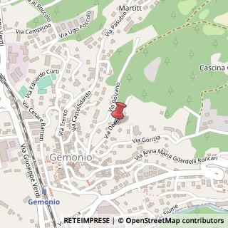 Mappa Via Deserto, 12, 21036 Gemonio, Varese (Lombardia)