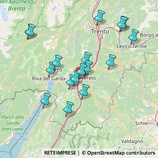 Mappa A22 Brennero - Modena, 38060 Isera TN, Italia (15.44647)