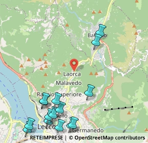 Mappa Corso Monte Ortigara, 23900 Lecco LC, Italia (2.84667)